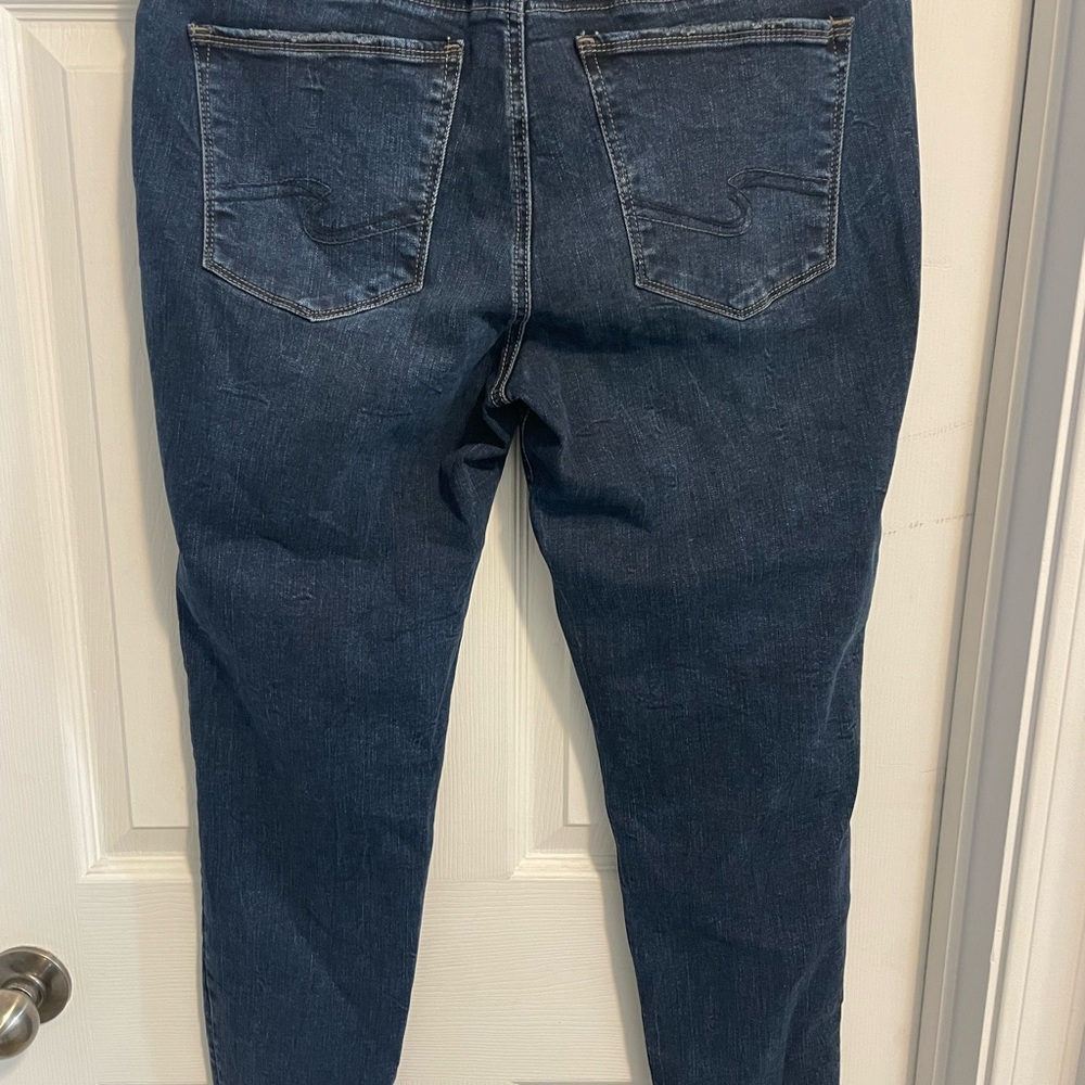 Women's Silver Blue Jeans - Picture 2 of 4
